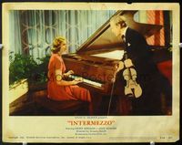 5f593 INTERMEZZO LC #4 R56 Leslie Howard with violin loves pianist Ingrid Bergman!