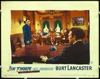 5f606 JIM THORPE ALL AMERICAN LC#7 '51 Burt Lancaster as greatest athlete of all time!
