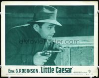 5f648 LITTLE CAESAR LC#5 R54 great close up of Edward G. Robinson as Rico Bandello holding gun!