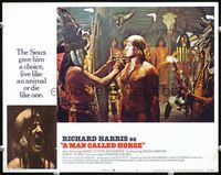 5f678 MAN CALLED HORSE LC#2 '70 Richard Harris becomes Sioux Native American Indian warrior!