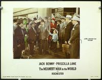 5f698 MEANEST MAN IN THE WORLD photolobby '43 Rochester w/Jack Benny who steals lollipop from kid!