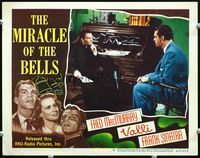 5f705 MIRACLE OF THE BELLS LC#8 '48 great border art of Frank Sinatra, Valli & Fred MacMurray!