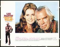 5f708 MONTE WALSH LC#6 '70 super close up of cowboy Lee Marvin & pretty Jeanne Moreau!
