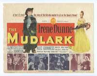 5f218 MUDLARK TC '51 great artwork of Irene Dunne as Queen Victoria of England!