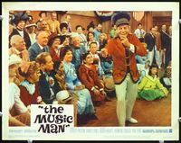 5f713 MUSIC MAN LC#7 '62 Robert Preston sings in front of townspeople wearing band outfit!