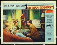 5f715 MY MAN GODFREY LC#7 '57 pretty Martha Hyer, June Allyson & butler David Niven!