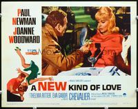 5f722 NEW KIND OF LOVE LC#1 '63 Paul Newman & pretty Eva Gabor!