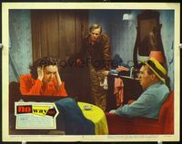 5f729 NO WAY OUT LC#2 '50 Richard Widmark tells Linda Darnell something she can't bear to hear!