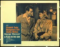 5f770 PLACE IN THE SUN LC#8 R59 Montgomery Clift & Shelley Winters!