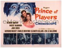 5f242 PRINCE OF PLAYERS TC '55 Richard Burton as Edwin Booth, perhaps greatest stage actor ever!