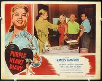 5f782 PURPLE HEART DIARY LC '51 patriotic Frances Langford stands in line to get vaccinated!