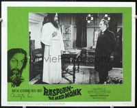 5f051 RASPUTIN THE MAD MONK signed LC #2 '66 by Christopher Lee, as the crazed Russian priest!
