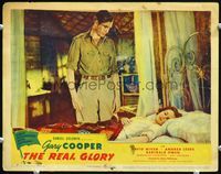 5f791 REAL GLORY LC '39 full-length Gary Cooper standing over sleeping Andrea Leeds!