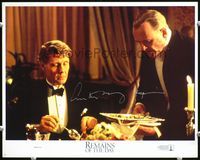 5f053 REMAINS OF THE DAY signed LC #1 '93 by Anthony Hopkins, who's serving James Fox's meal!
