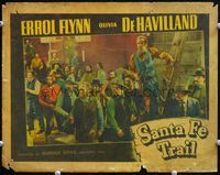 5f813 SANTA FE TRAIL LC '40 Errol Flynn, Michael Curtiz directed!
