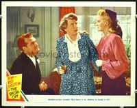 5f834 SHOW-OFF LC '46 Red Skelton & Marilyn Maxwell have trouble with mother-in-law Marjorie Main!
