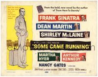5f268 SOME CAME RUNNING TC '59 full-length art of Frank Sinatra + Dean Martin & Shirley MacLaine!