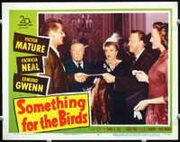 5f852 SOMETHING FOR THE BIRDS LC#6 '52 Victor Mature, Patricia Neal, Gladys Hurlbut!