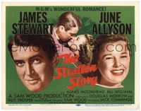 5f275 STRATTON STORY TC R56 headshots of James Stewart with June Allyson + kiss close up!