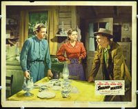 5f887 SWAMP WATER LC#2 R47 Jean Renoir, Walter Huston stands at table with Dana Andrews & Gilmore!