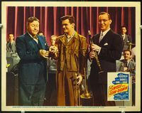 5f889 SWEET & LOW-DOWN LC '44 Jack Oakie with Benny Goodman holding clarinet & Bill Harris!