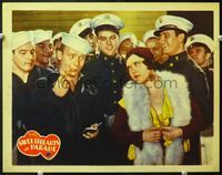 5f897 SWEETHEARTS ON PARADE LC '30 pretty Alice White surrounded by Marines and sailors!
