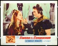 5f898 SWORD OF THE CONQUEROR LC#5 '62 image of Jack Palance as barbarian w/girl!