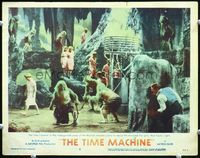 5f928 TIME MACHINE LC #8 '60 Rod Taylor watches Morlocks herding Yvette Mimieux and other Eloi!