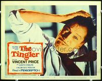5f930 TINGLER LC #5 '59 William Castle, great super close up of crazed Vincent Price!
