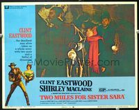 5f946 TWO MULES FOR SISTER SARA LC#2 '70 gunslinger Clint Eastwood & Shirley MacLaine!