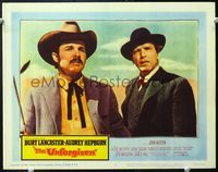5f949 UNFORGIVEN LC#8 '60 Burt Lancaster, Audie Murphy, directed by John Huston!