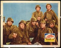 5f962 WALK IN THE SUN LC '45 Lewis Milestone directed, WW II soldiers, Dana Andrews!