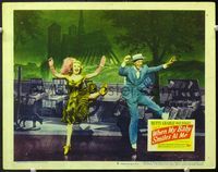 5f972 WHEN MY BABY SMILES AT ME LC#8 '48 great image of Betty Grable & Dan Dailey dancing on stage!