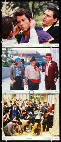 5g953 TWO OF A KIND 3 color 11x14s '83 images of John Travolta, Charles Durning!