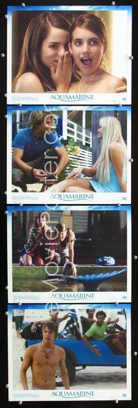 5g016 AQUAMARINE 4 LCs '06 Emma Roberts, Sara Paxton, Jack McDorman!