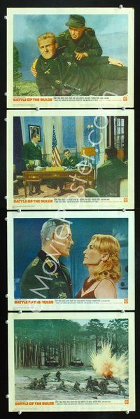 5g023 BATTLE OF THE BULGE 4 LCs '66 Robert Ryan, Robert Shaw as Nazi!