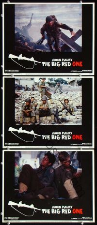 5g386 BIG RED ONE 3 LCs '80 directed by Samuel Fuller, Lee Marvin, Mark Hamill & Robert Carradine!
