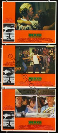5g390 BIG WEDNESDAY 3 LCs '78 John Milius' classic surfing movie, Gary Busey & William Katt!