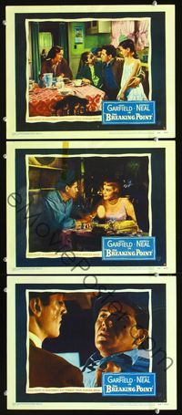 5g404 BREAKING POINT 3 LCs '50 John Garfield, Patricia Neal, from Ernest Hemingway's story!