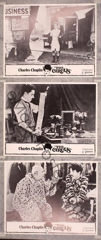 5g445 CIRCUS 3 LCs R70 wacky Charlie Chaplin slapstick classic!