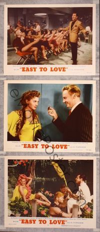 5g502 EASY TO LOVE 3 LCs '53 sexy swimmer Esther Williams, Van Johnson & Tony Martin!