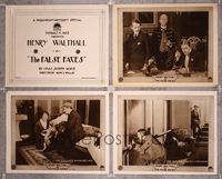 5g093 FALSE FACES 4 LCs '19 Henry B. Walthall as Lone Wolf, Mary Anderson, Lon Chaney Sr.!