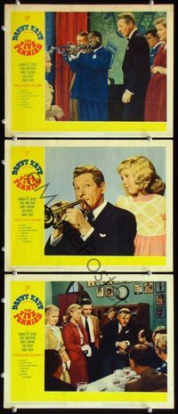 5g526 FIVE PENNIES 3 LCs '59 Danny Kaye & Louis Armstrong both playing trumpet!