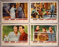 5g130 HAPPY THIEVES 4 LCs '62 images of thieves Rita Hayworth & Rex Harrison!