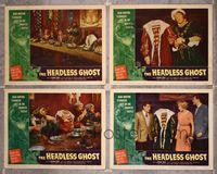 5g132 HEADLESS GHOST 4 LCs '59 head-hunting teenagers in the haunted castle, cool Brown border art!