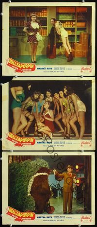 5g598 HELLZAPOPPIN' 3 LCs R49 zany Ole Olsen & Chic Johnson, image of sexy girls in swimsuits!