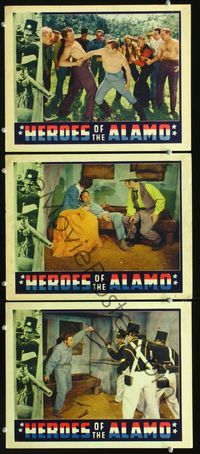 5g601 HEROES OF THE ALAMO 3 LCs '37 War of Independence, the birth of Texas!