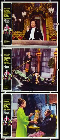 5g613 HONEY POT 3 LCs '67 Rex Harrison & Capucine, It Comes Up Murder!