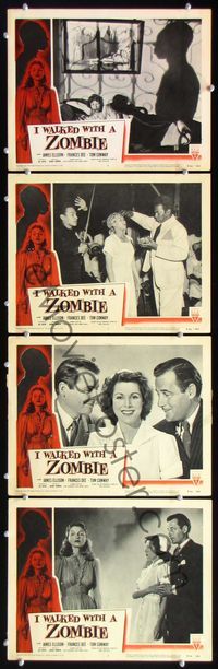 5g156 I WALKED WITH A ZOMBIE 4 LCs R56 Val Lewton, Jacques Tourneur, voodoo!