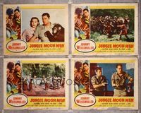 5g170 JUNGLE MOON MEN 4 LCs '55 Johnny Weissmuller as Jungle Jim w/Jean Byron & Kimba!